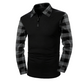 Men's Casual Long Sleeve Half-Zip Shirt