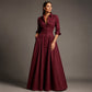 Women's Lapel Button Down Maxi Dress