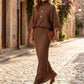 Women's Batwing Sleeve Top & Maxi Skirt Set