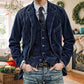 Men's Winter Fleece Corduroy Blazer