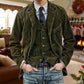Men's Winter Fleece Corduroy Blazer