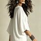 Women's Effortless Draped V-Neck Blouse