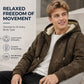 Men’s Winter Fleece Lined Zip Up Hoodie Jacket