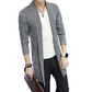 Men's Casual Slim Fit Longline Knit Top