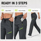 Women's Casual Athletic Pants with Zipper Pockets