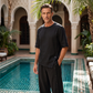 Men's Casual Shirt & Pants 2-Piece Set
