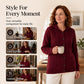 Women's Cable Knit Hooded Cardigan Sweater