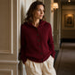 Women's Cable Knit Hooded Cardigan Sweater