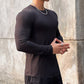 Men’s Solid Color Long Sleeve Basic Pullover