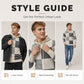 Men's Casual Plaid Patchwork Hooded Knit Sweater