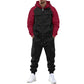 Men's Color-Block Hoodie & Jogger Pants Set