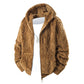 Men's Hooded Fleece Zipper Jacket