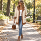 Women's Lapel Plush Patchwork Jacket