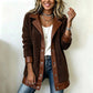 Women's Lapel Plush Patchwork Jacket