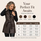 Women's Elegant PU Leather Vest Jacket
