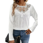 Women's Lace Patchwork Long Sleeve T-Shirt