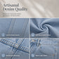 Women's Casual High-Waisted Wide-Leg Jeans