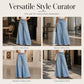 Women's Casual High-Waisted Wide-Leg Jeans