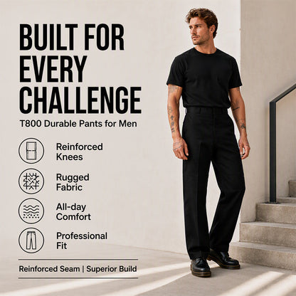 Men's Casual Double Knee Cargo Pants
