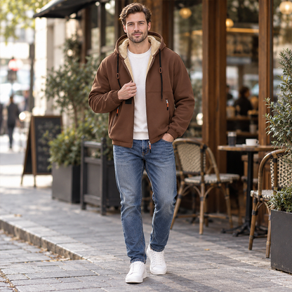 Men's Warmth Zip-Up Hoodie