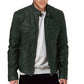 Men's Trendy Zip-Up Stand Collar Jacket