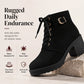 Women's Chunky Heel Platform Ankle Boots