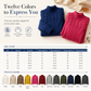 Casual Solid Color Turtleneck Knit Pullover