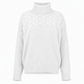 Casual Solid Color Turtleneck Knit Pullover