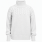 Casual Solid Color Turtleneck Knit Pullover