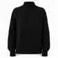 Casual Solid Color Turtleneck Knit Pullover