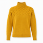 Casual Solid Color Turtleneck Knit Pullover