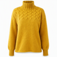 Casual Solid Color Turtleneck Knit Pullover
