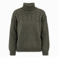 Casual Solid Color Turtleneck Knit Pullover