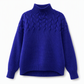 Casual Solid Color Turtleneck Knit Pullover
