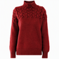 Casual Solid Color Turtleneck Knit Pullover