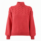 Casual Solid Color Turtleneck Knit Pullover
