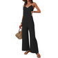 Women's Casual V-Neck Spaghetti Strap Jumpsuit