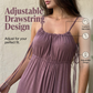 Women's Drawstring Spaghetti Strap Dress