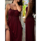 Women's Drawstring Spaghetti Strap Dress