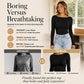 Women's Elegant Boat Neck Ribbed Knit Top