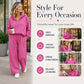 Women's Gingham Plaid Hooded 2-Piece Set