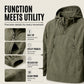 Men's Casual Windproof Hooded Anorak Jacket
