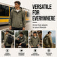 Men's Casual Windproof Hooded Anorak Jacket