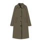 Women's Lapel Single-Breasted Trench Coat