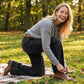 Women's Retro Flare Jeans with Pockets
