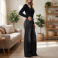 Women's Retro Flare Jeans with Pockets