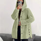 ❄️Women's Loose-Fit Hooded Plush Jacket