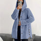 ❄️Women's Loose-Fit Hooded Plush Jacket