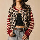 Women's Leopard Print Cardigan