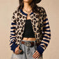 Women's Leopard Print Cardigan